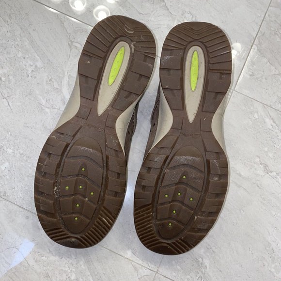 CLARKS Mens Shoes Size US 10 UK 9 EU 43 Brown Leather & Suede Sneakers Ortholite - Picture 10 of 16